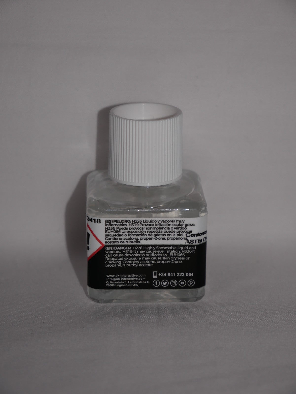 AK Interactive Ultra High Quality Plastic Cement Standard Density 40ml - AK12003