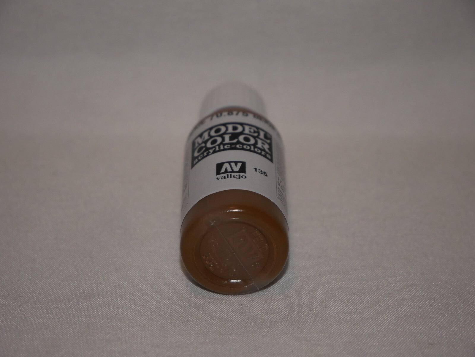 Vallejo Model Color Beige Brown Acrylic 17ml/0.57 fl oz Dropper Bottle - 70.875