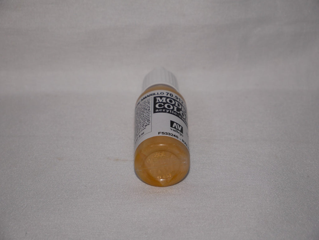Vallejo Model Color Tan Yellow Acrylic 17ml/0.57 fl oz Dropper Bottle - 70.912