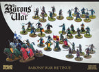 Wargames Atlantic The Barons' War second Edition 28mm Retinue Box Set - WAAAC012