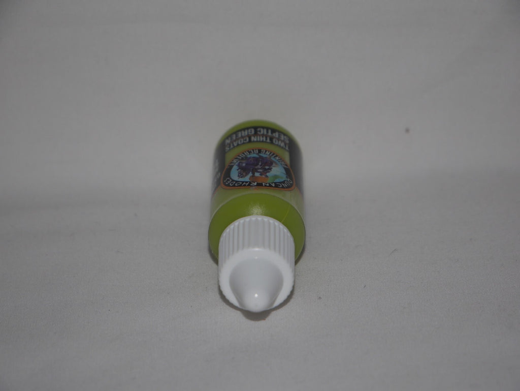 Duncan Rhodes Painting Academy Two Thin Coats Septic Green 15ml Bottle - 10161