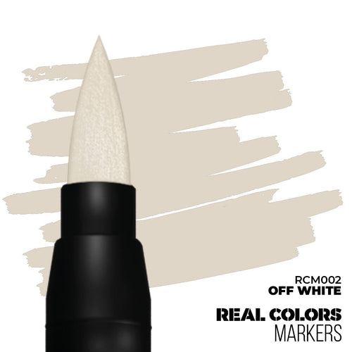 AK Interactive Real Colors Acrylic Fast Dry Paint Marker Pens Off White - RCM002