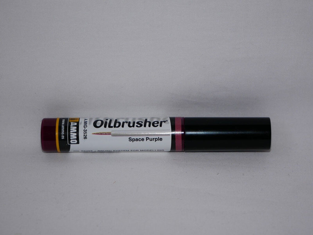 Ammo By Mig Jimenez Space Purple Oilbrusher Fine Brush Applicator - A.MIG-3526