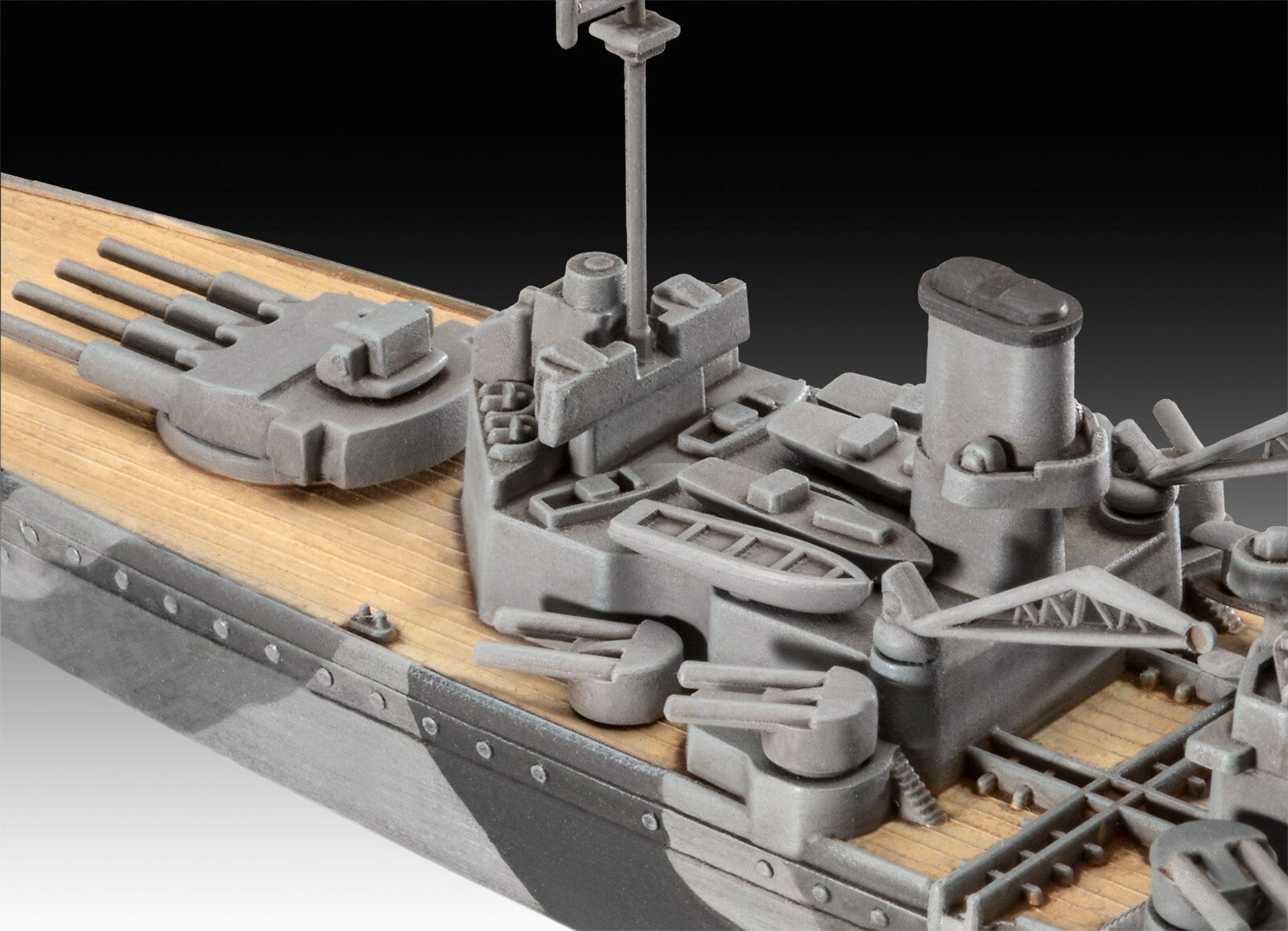 Revell 1:1200 HMS Duke of York WWII UK Battleship Model Kit Skill Level 4 05182