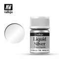 Vallejo Liquid Metal White Gold Metallic Alcohol Based 35ml / 1.15 fl oz 70.796