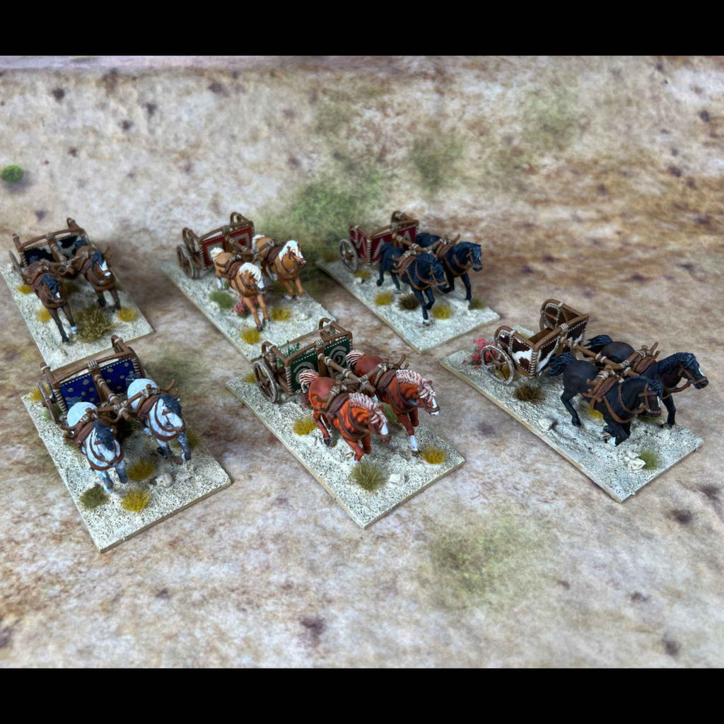 Wargames Atlantic First Empires 28mm Hard Plastic Bronze Age Chariots - WAAFE002