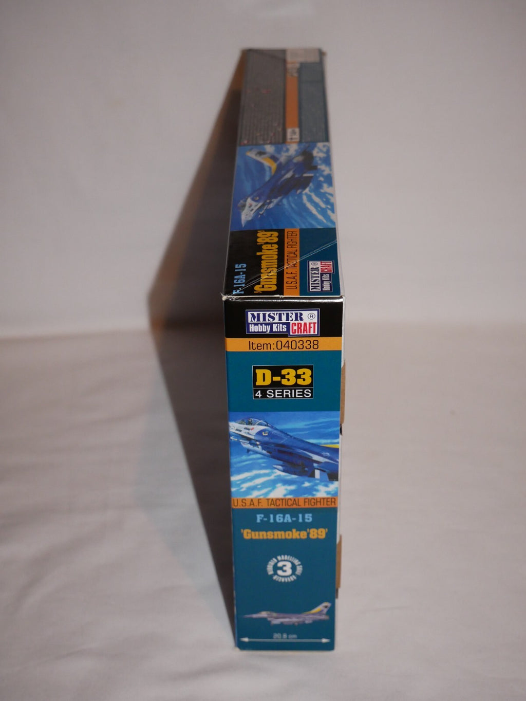 MisterCraft Hobby Kits 1:72 Scale (D-33) F-16A-15 Gunsmoke 89 Fighter Jet 040338