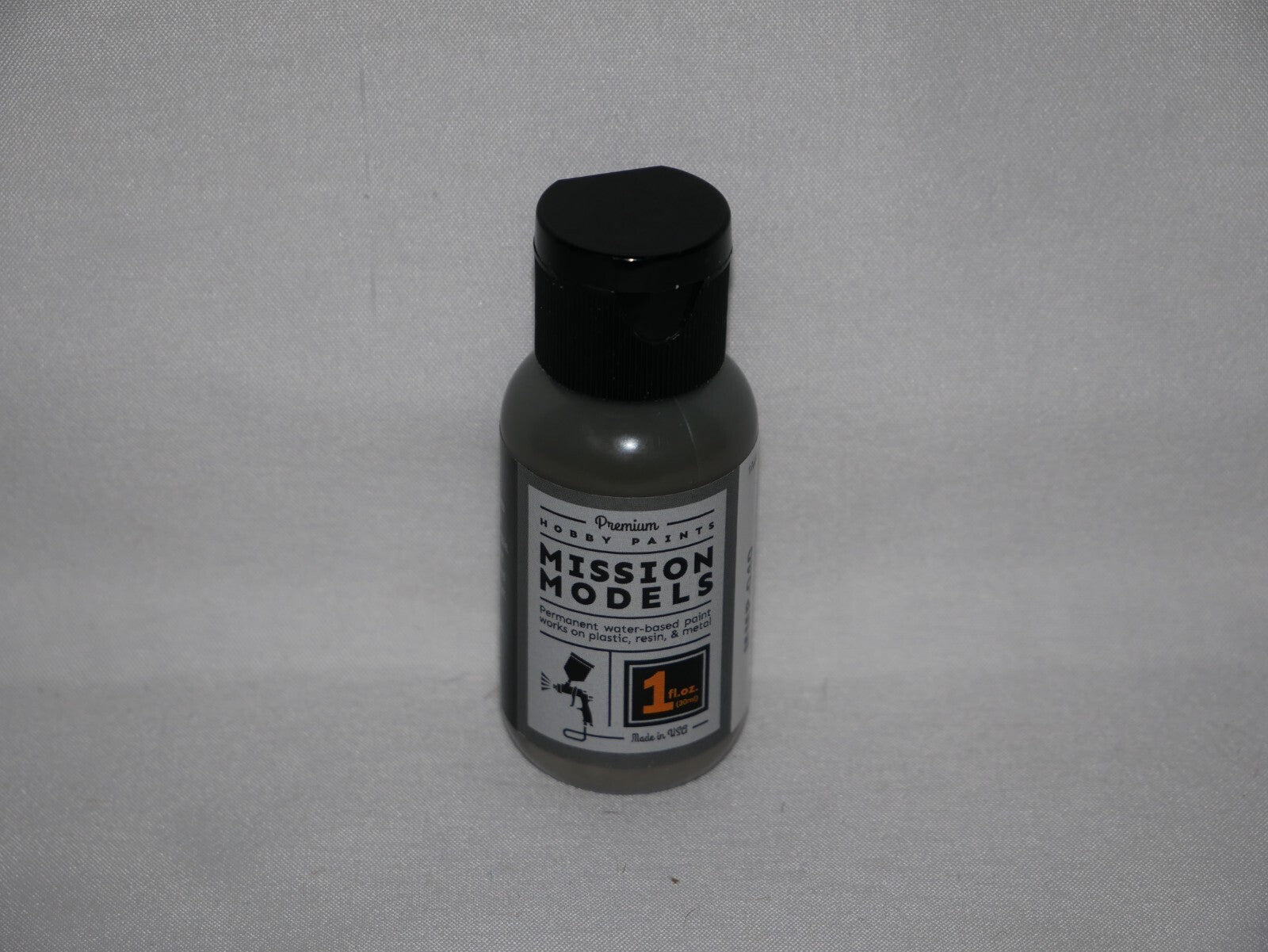 Mission Models Premium Hobby Paints Tire Black 1 30ml / 1 fl oz Bottle MMP - 040