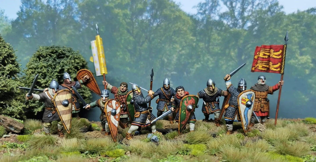 Victrix Warriors Of The Dark Ages 28mm Plastic Norman Infantry Models - VXDA004