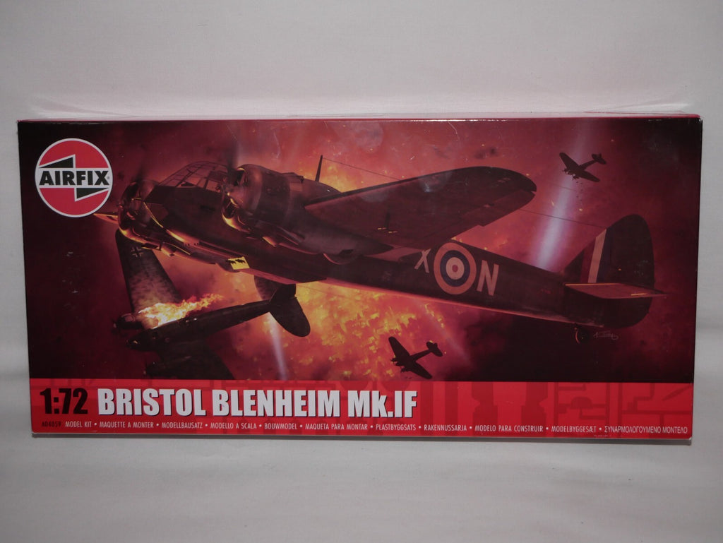Airfix 1:72 Scale Bristol Blenheim Mk.IF Model Plane Kit Skill Level 2 - A04059