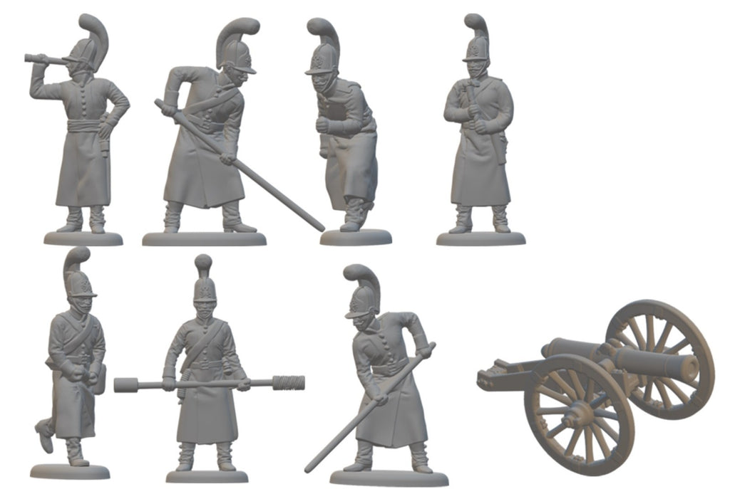 Hat Industrie 1:72 Scale 1805 Napoleonic Russian Horse Artillery With 6 pdr - 8358