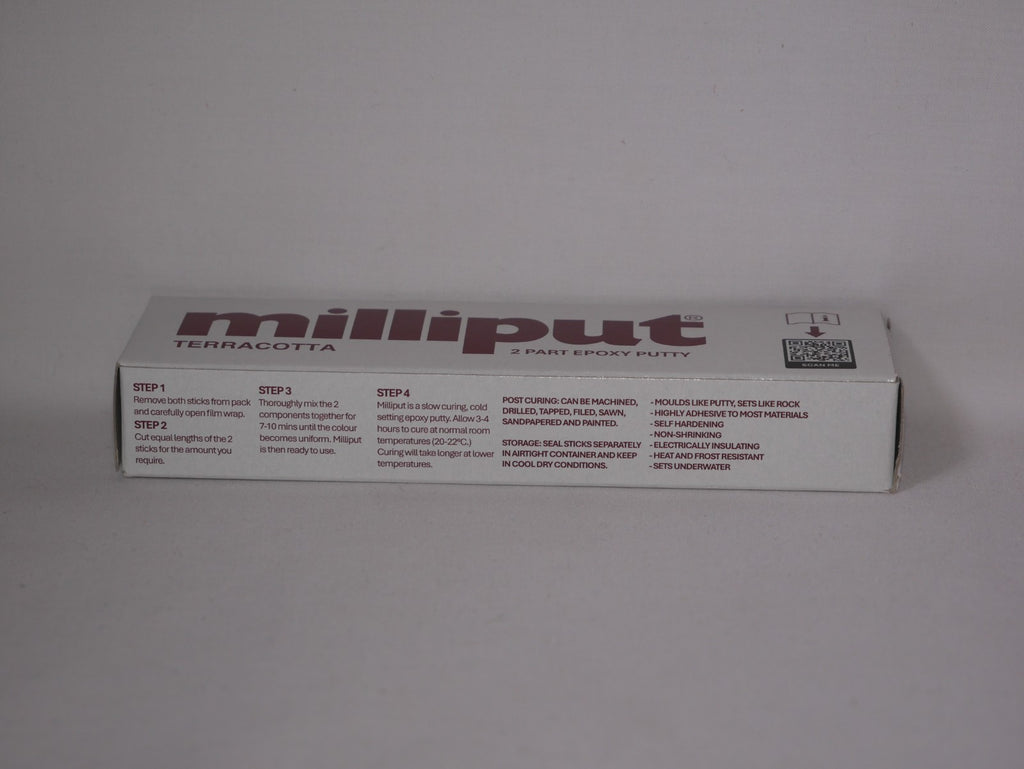 Milliput Terracotta Two Part Specially Formulated Epoxy Putty (113.4g) Per Pack