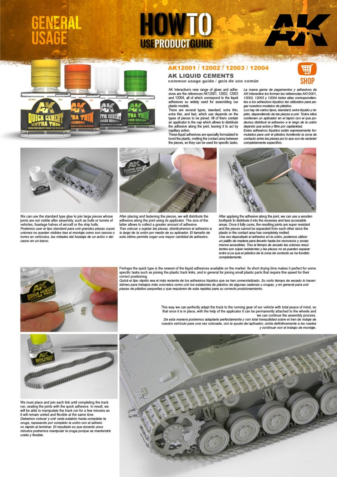 AK Interactive Ultra High Quality Plastic Cement Standard Density 40ml - AK12003