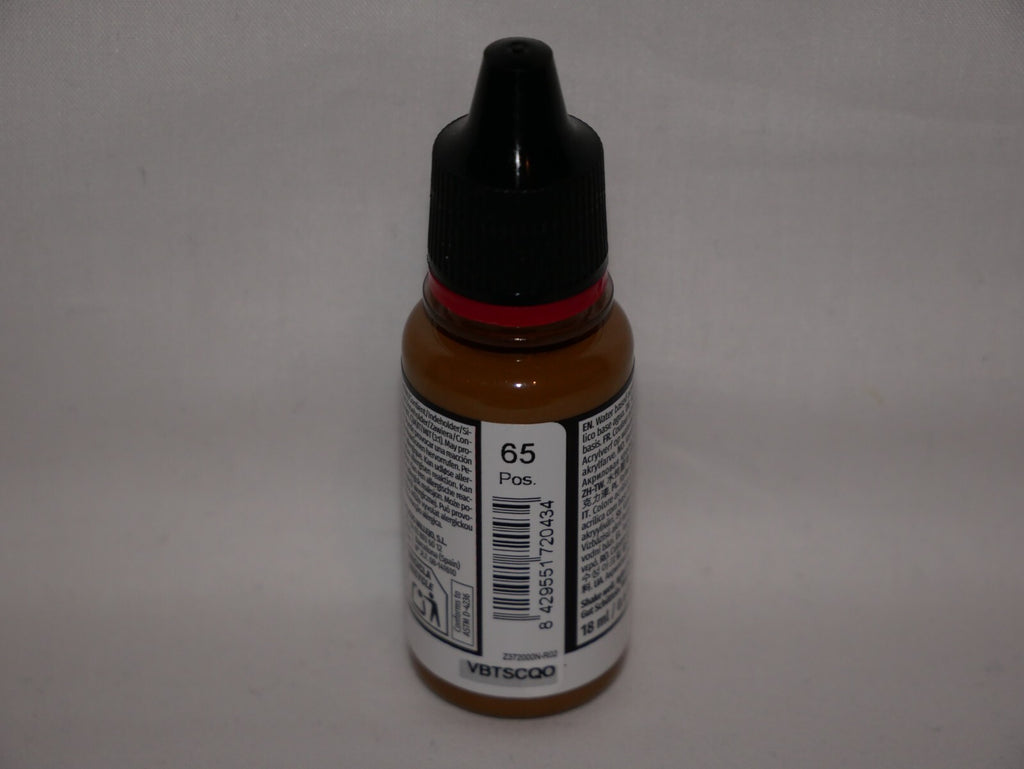 Vallejo Game Color Acrylics Beasty Brown 18ml/0.6 fl oz Dropper Bottle - 72.043
