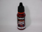 Vallejo Xpress Color Acrylics Velvet Red 18ml/0.6 fl oz Dropper Bottle - 72.407
