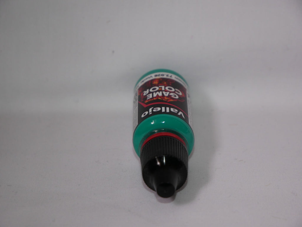 Vallejo Game Color Acrylic Range Jade Green 18ml/0.6 fl oz Dropper Bottle 72.026