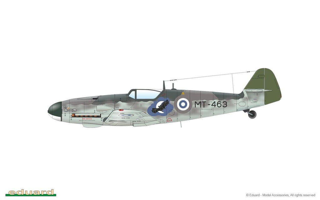 Eduard 1:48 Scale WWII Messerschmitt Bf 109G-6/AS Weekend Edition Kit - 84169