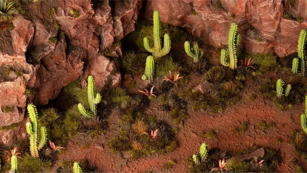 Gamers Grass Basing Bits Saguaro Cacti For Wargaming Miniature Bases - GGBB-SG