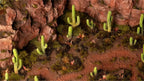 Gamers Grass Basing Bits Saguaro Cacti For Wargaming Miniature Bases - GGBB-SG