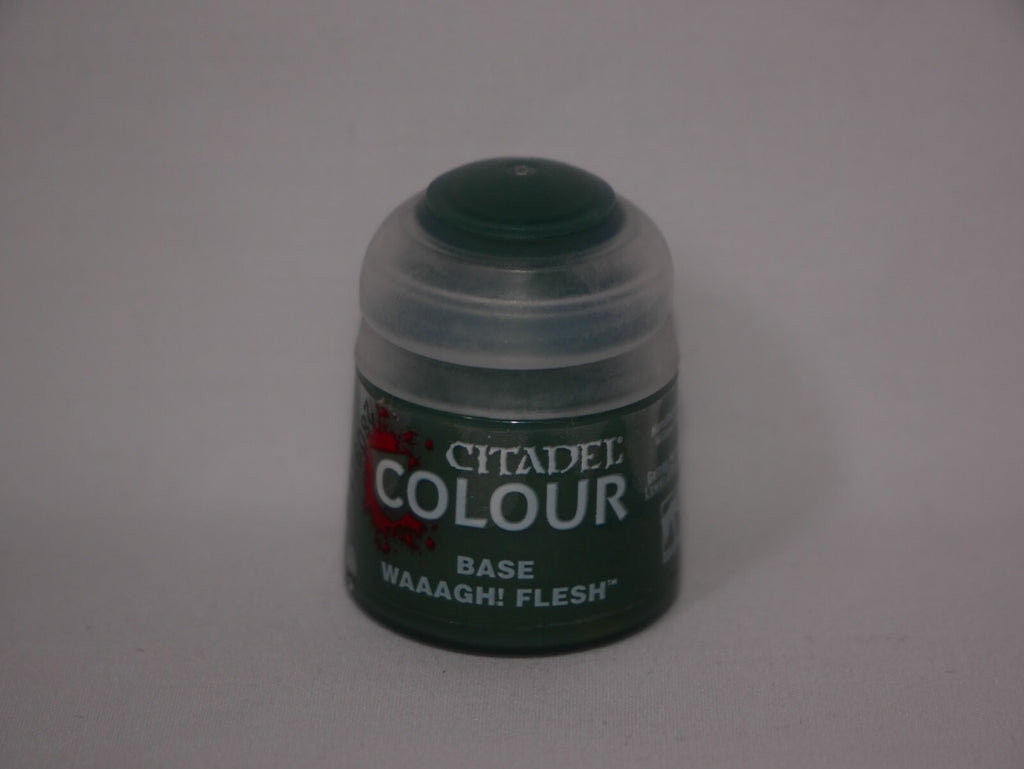 Citadel Colour Base WAAAGH! Flesh Acrylic 12ml/0.40 fl oz Paint Pot - (21-13)