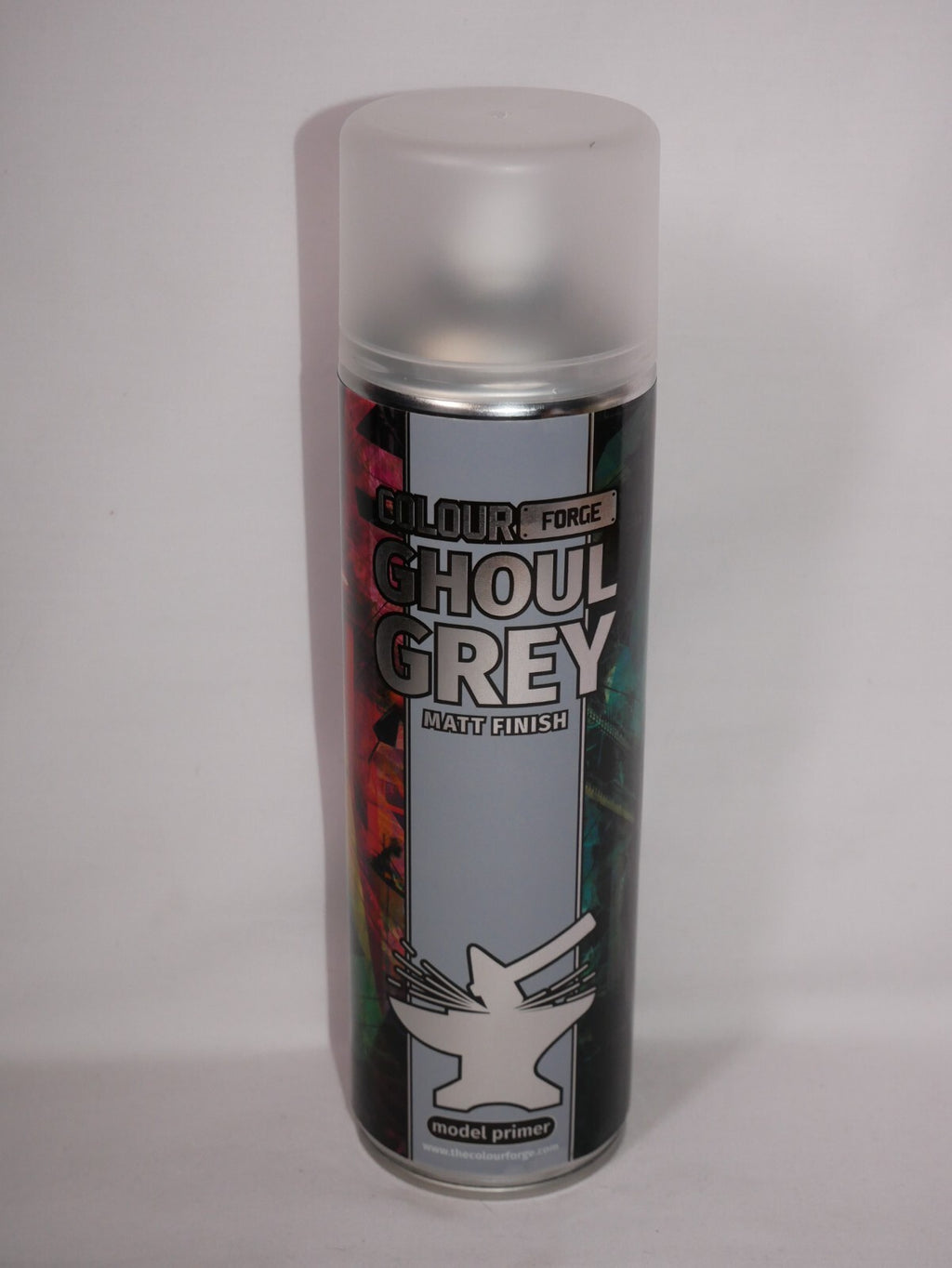 Colour Forge Ghoul Grey Matt Finish Model Primer 500ml Aerosol Rattle Spray Can