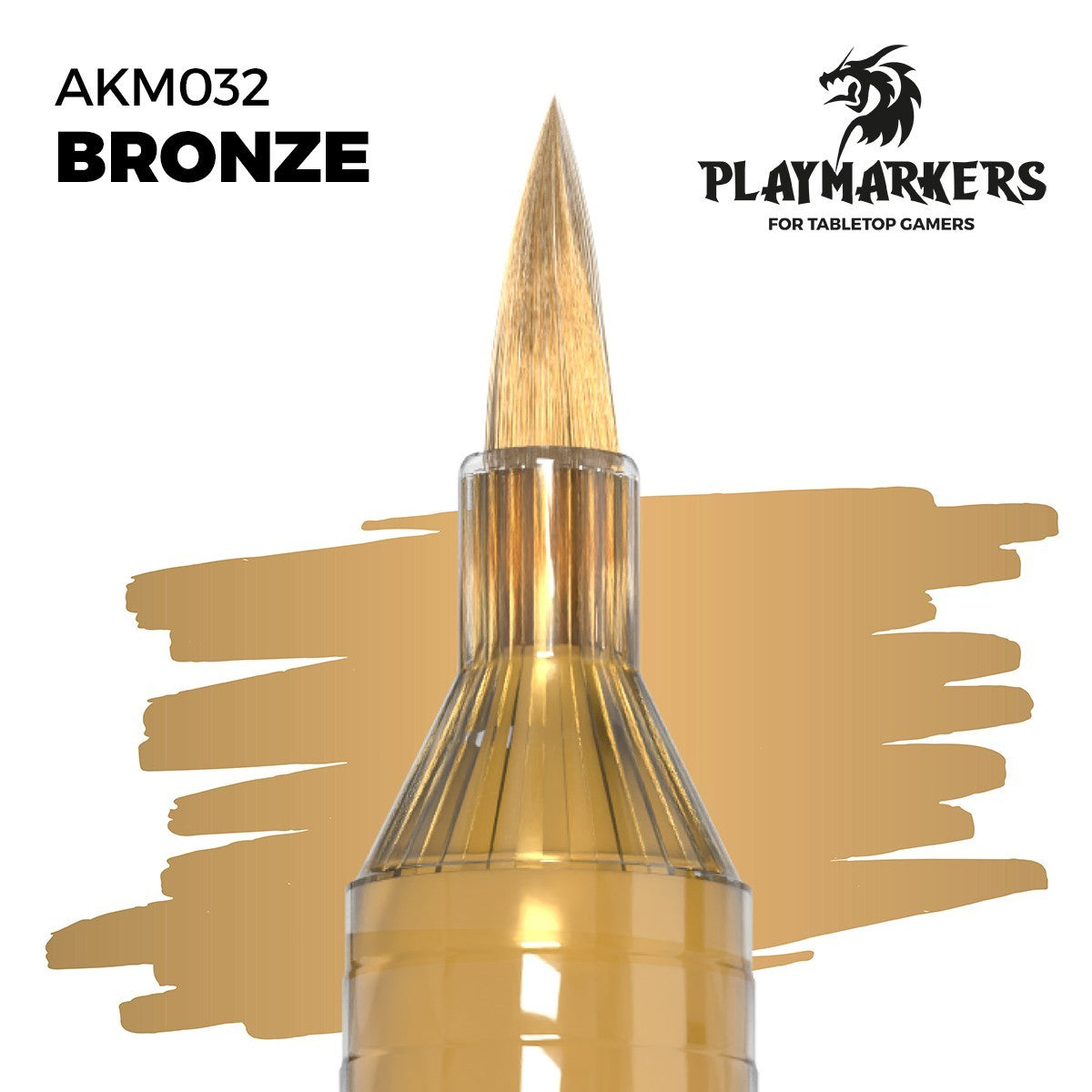 AK Interactive Acrylic Paint Playmarkers For Model Tabletop Games Bronze AKM032