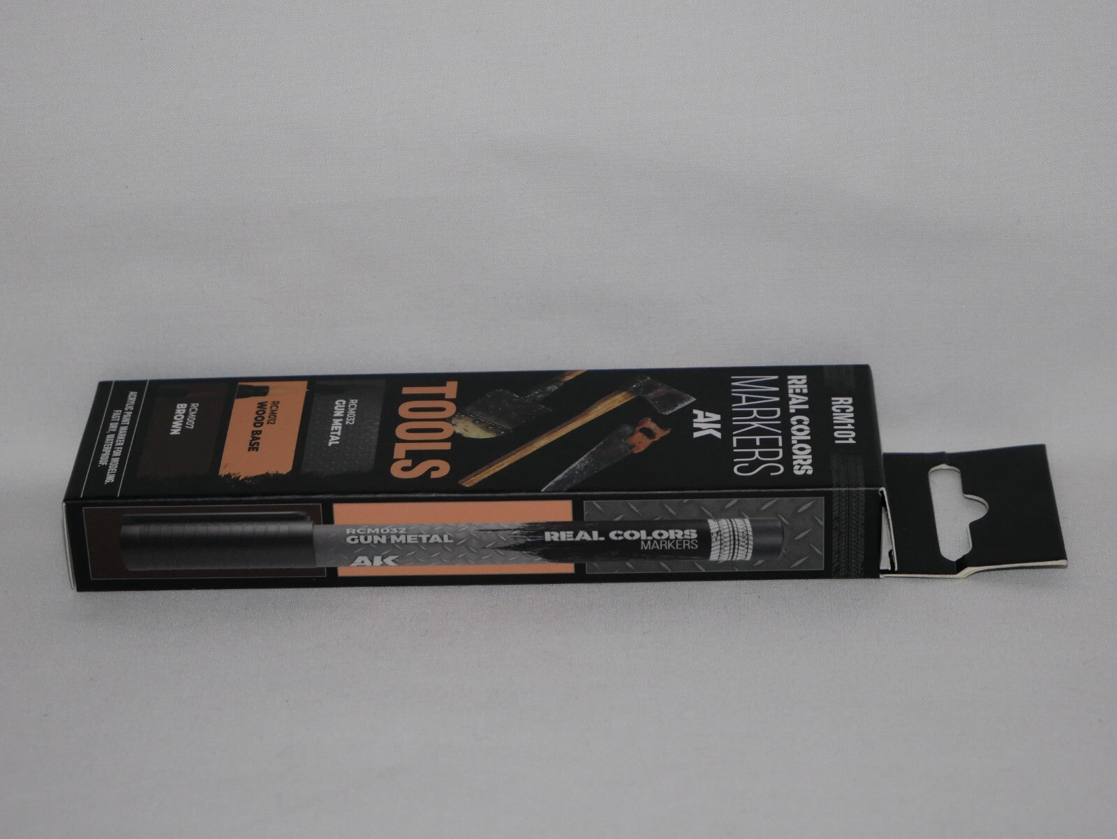 AK Interactive Real Colors Fast Dry Acrylic Markers Tools (3 Piece) Set - RCM101