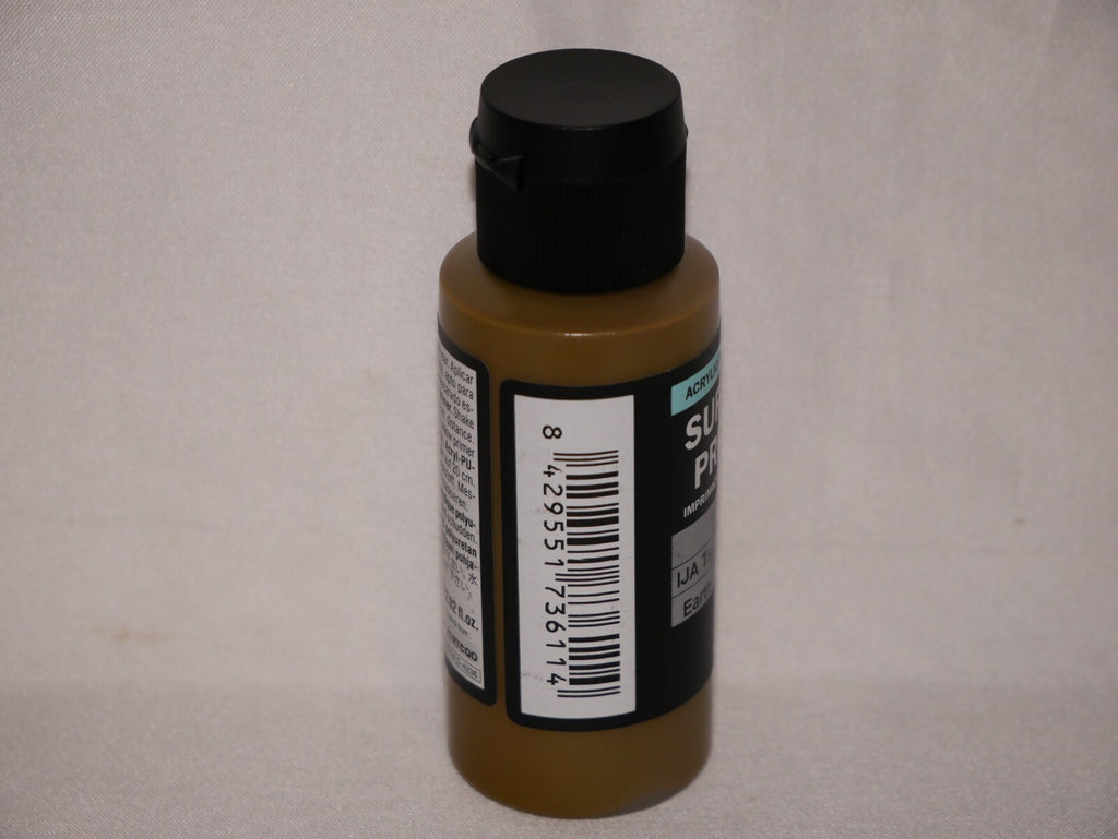 Vallejo Polyurethane Surface Primer Earth Green (Early) 60ml Bottle - 73.611