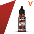 Vallejo Xpress Color Acrylics Plasma Red 18ml/0.6 fl oz Dropper Bottle - 72.406
