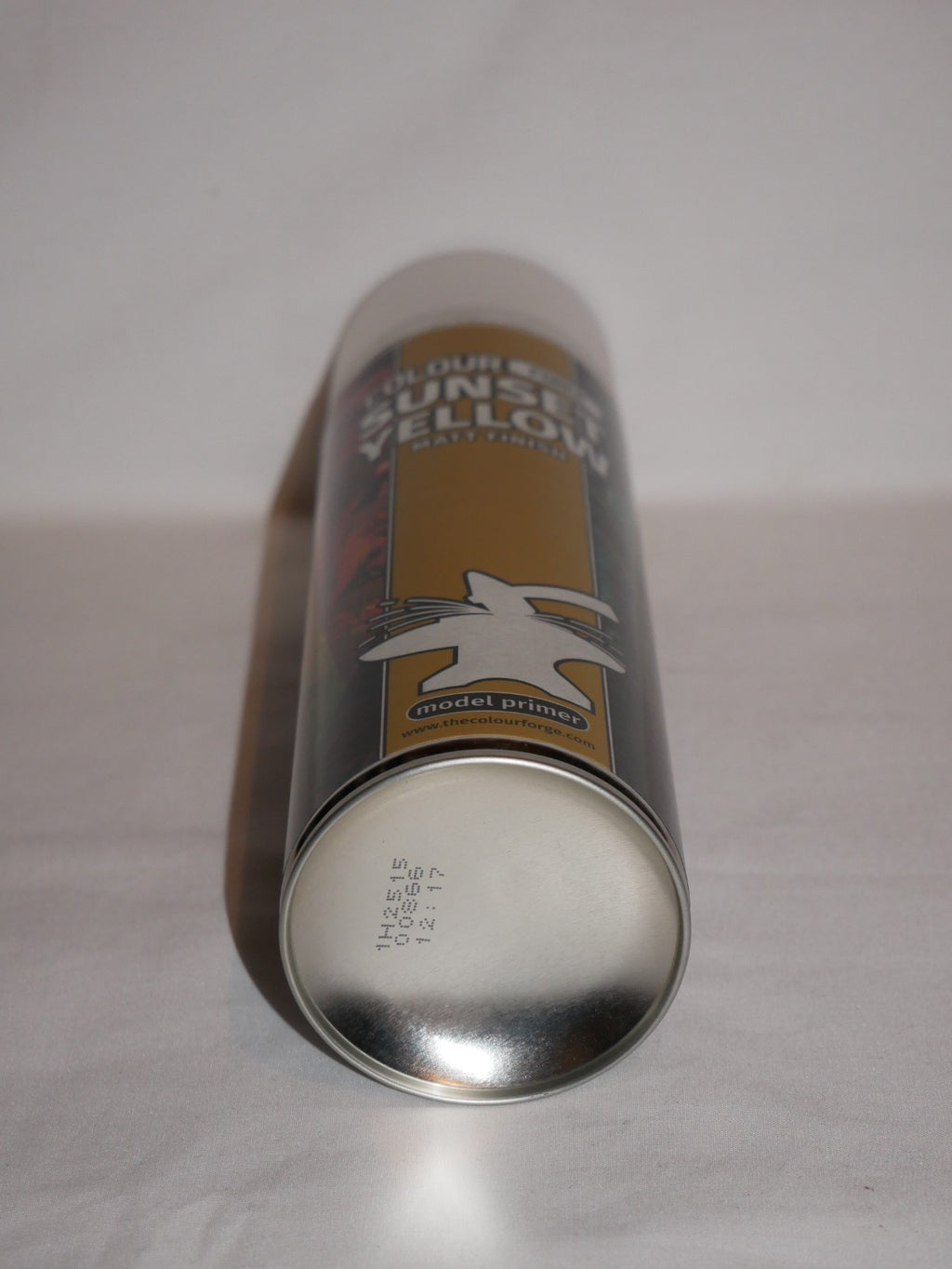 The Colour Forge Sunset Yellow Matt Finish Model Primer 500ml Aerosol Spray Can