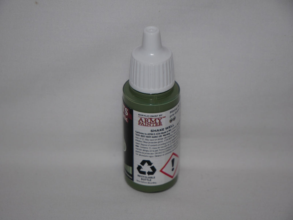 The Army Painter Warpaints Fanatic Acrylic Army Green 18ml Dropper Bottle WP3068