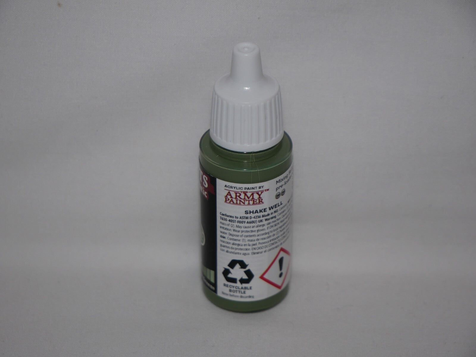 The Army Painter Warpaints Fanatic Acrylic Army Green 18ml Dropper Bottle WP3068