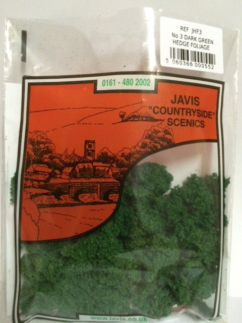 Javis "Countryside" Scenics No 3 Dark Green Hedge Foliage JHF3