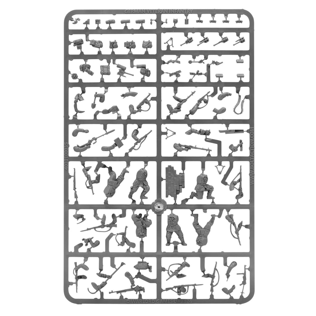 Warlord Games Bolt Action 1:56 WWII German Veteran Infantry Platoon - 402013103