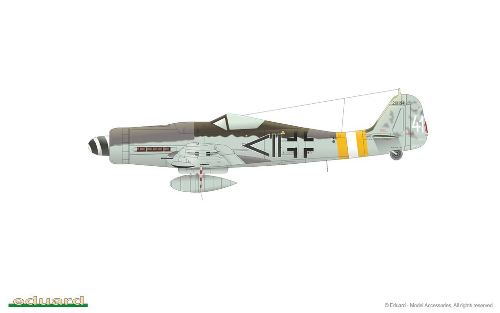 Eduard 1:48 Scale Plastic Model Kits Focke-Wulf Fw 190D-9 Weekend Edition - 84102