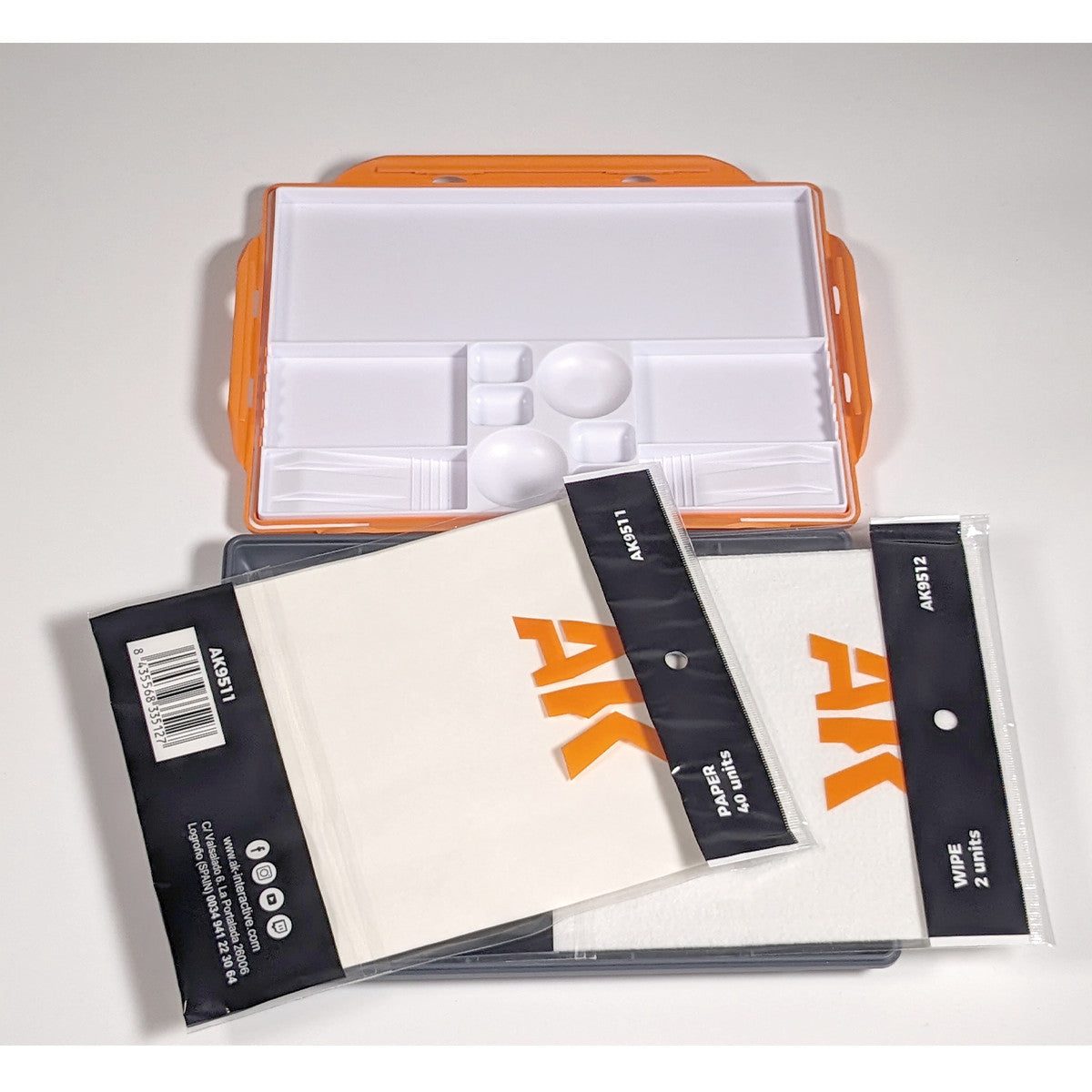 AK Interactive Scale Model Miniature Wargaming Painting Wet Palette Set - AK9510