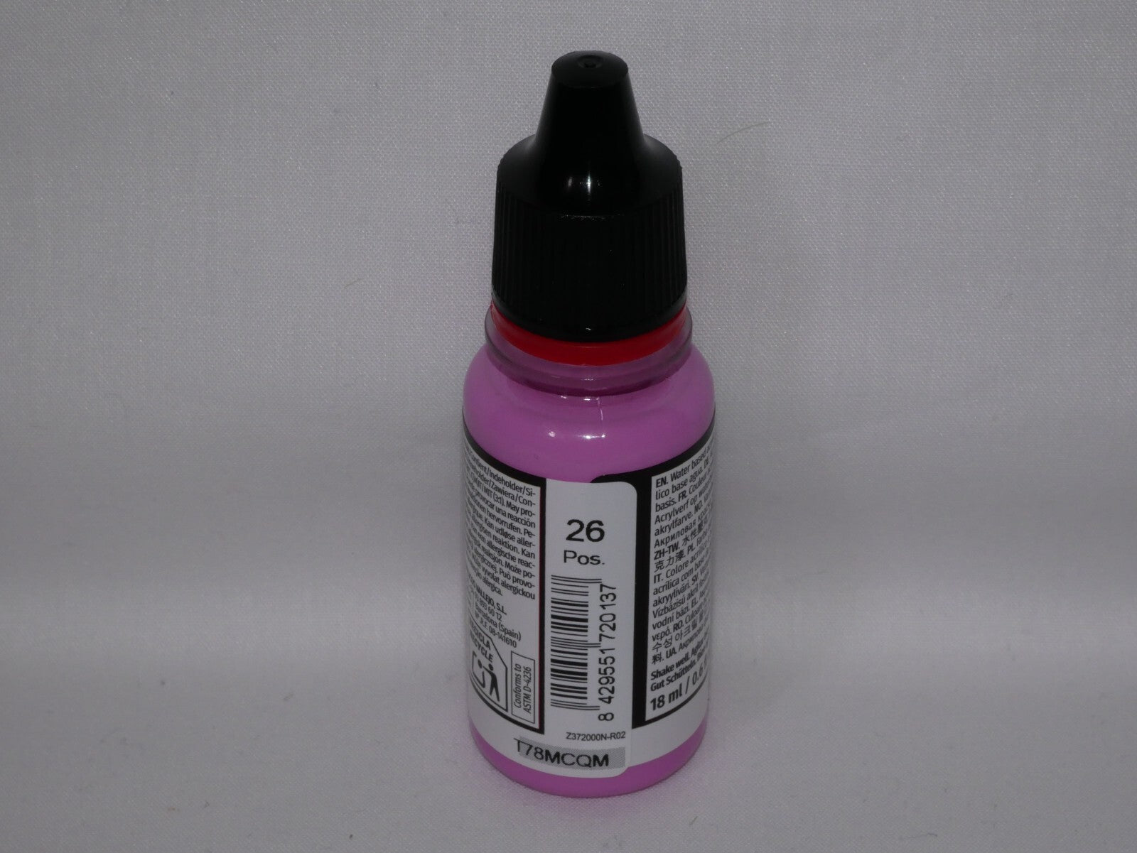 Vallejo Game Color Acrylic Range Squid Pink 18ml/0.6 fl oz Dropper Bottle 72.013