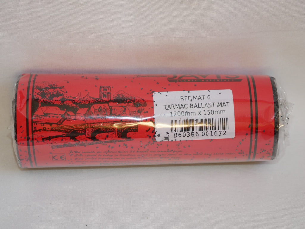 Javis scenic Materials "OO/HO" Tarmac Ballast Scenery Mat 1200mm x 150mm - MAT6