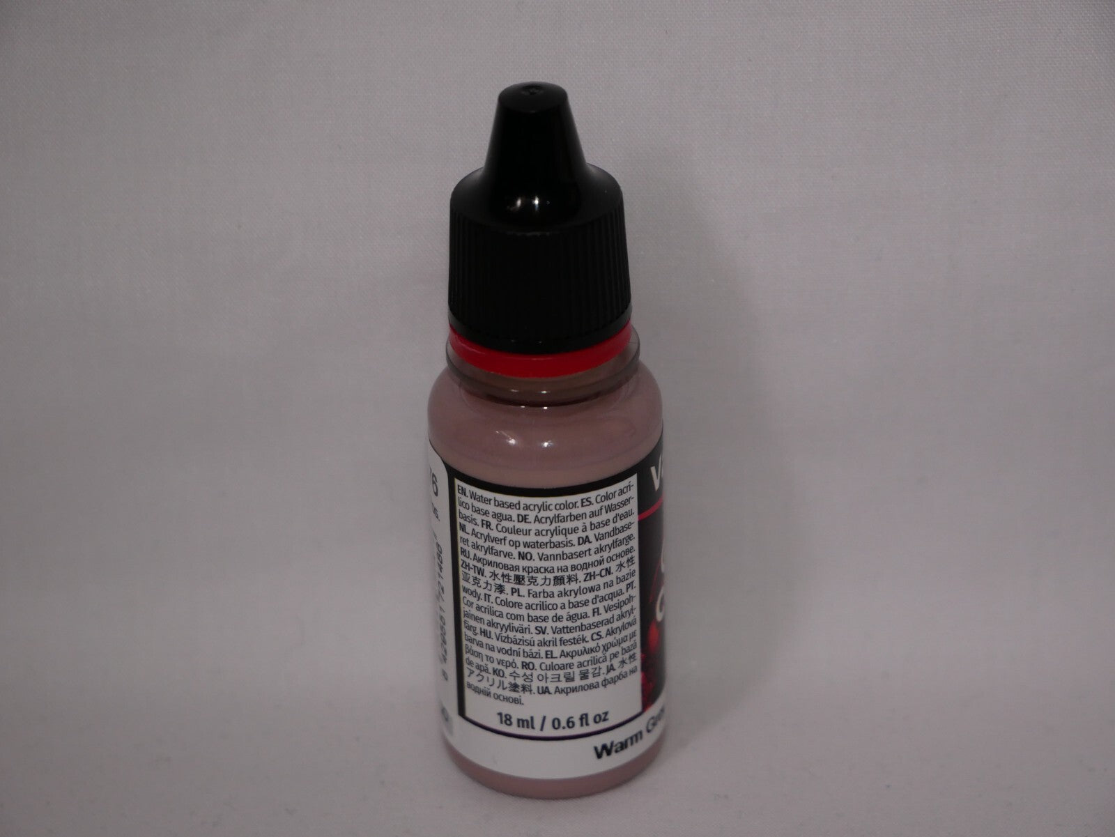 Vallejo Game Color Acrylic Range Warm Grey 18ml/0.6 fl oz Dropper Bottle 72.148