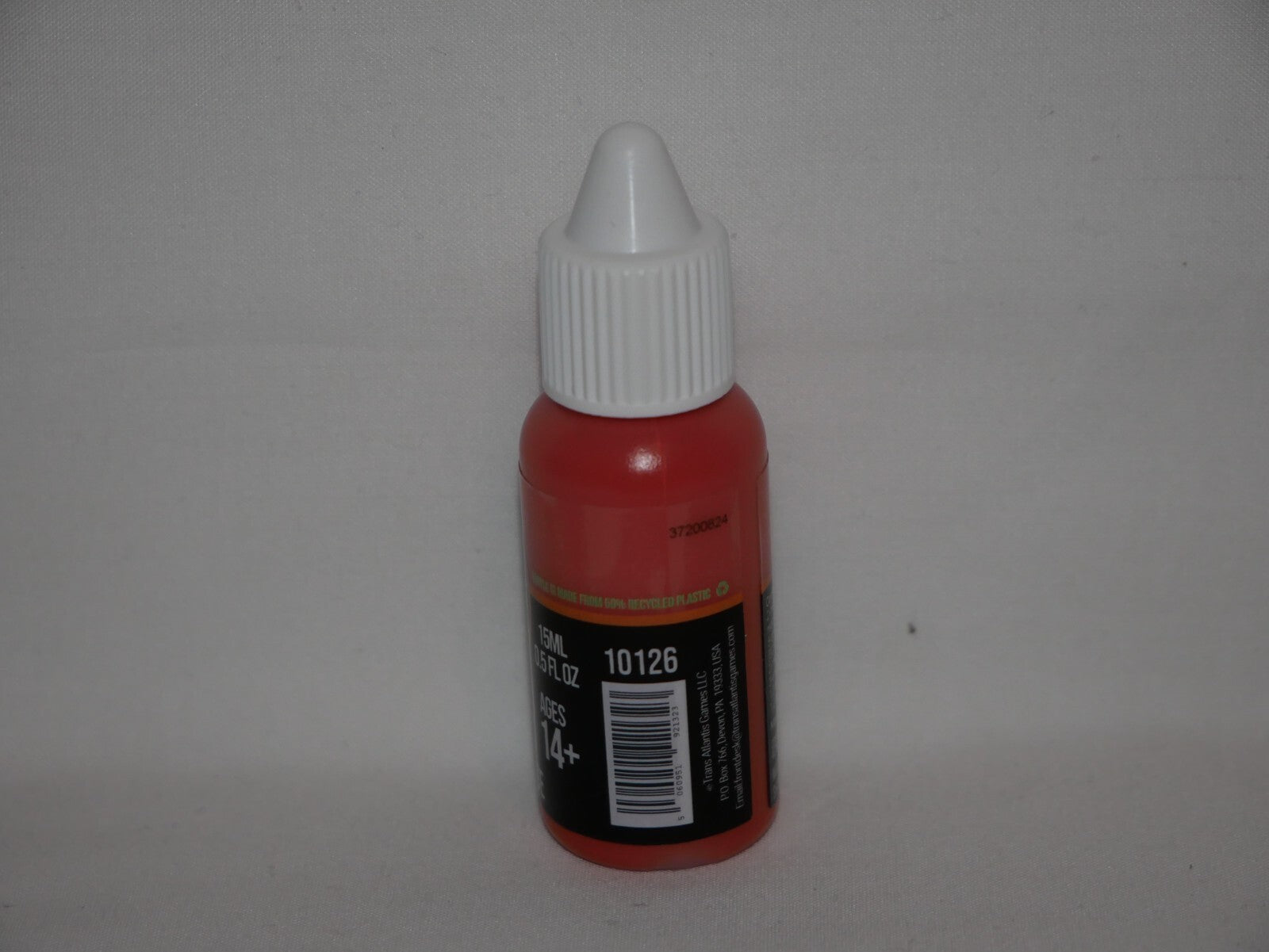 Duncan Rhodes Painting Academy Two Thin Coats Inferno Orange 15ml Bottle - 10126