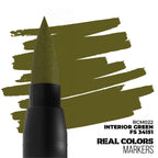 AK Interactive Real Colors Acrylic Marker Pens Interior Green FS 34151 - RCM022