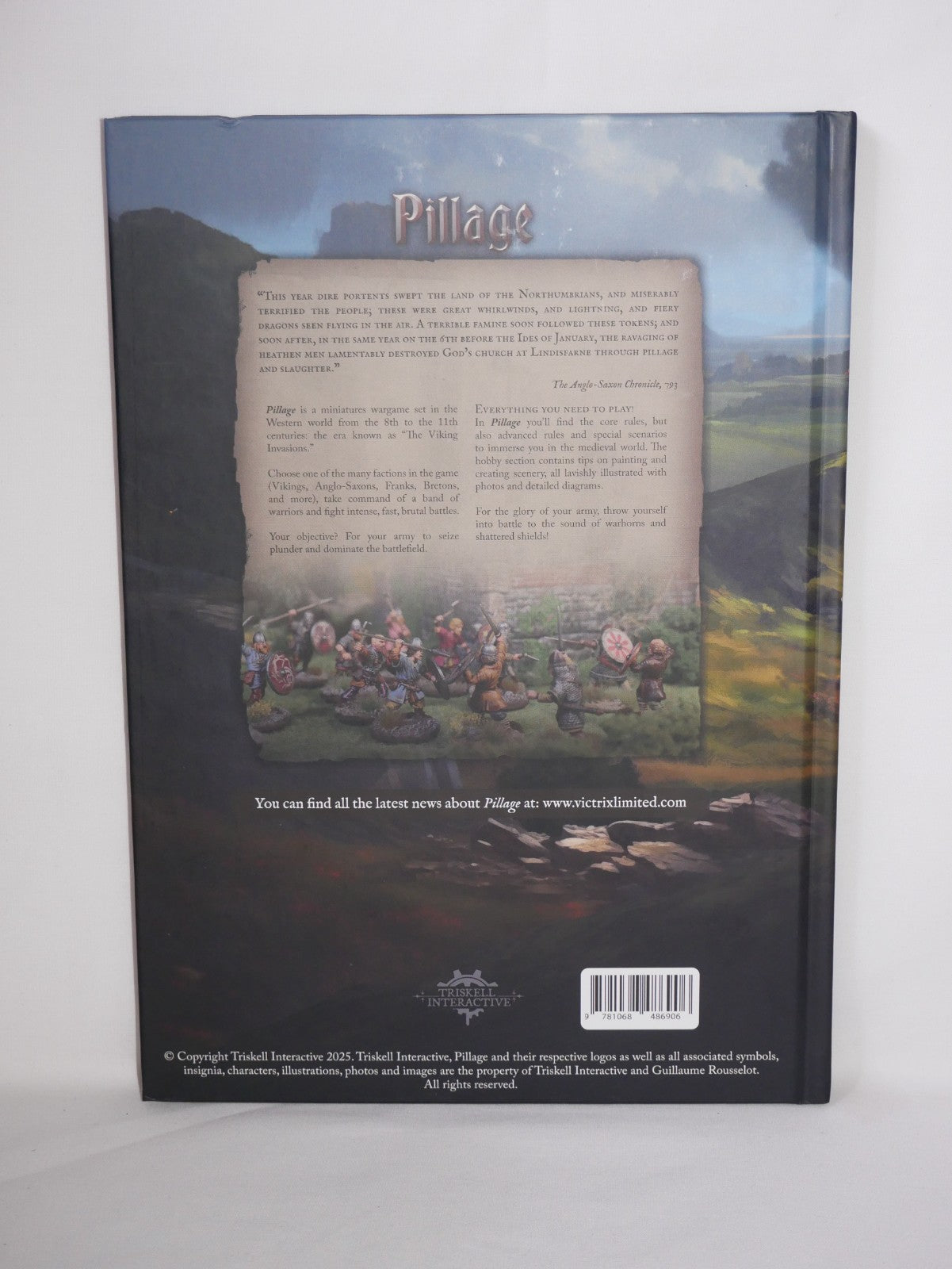 Victrix Ltd Pillage Ransack The Middle Ages Hardcover Wargame Rule Book - BP1907