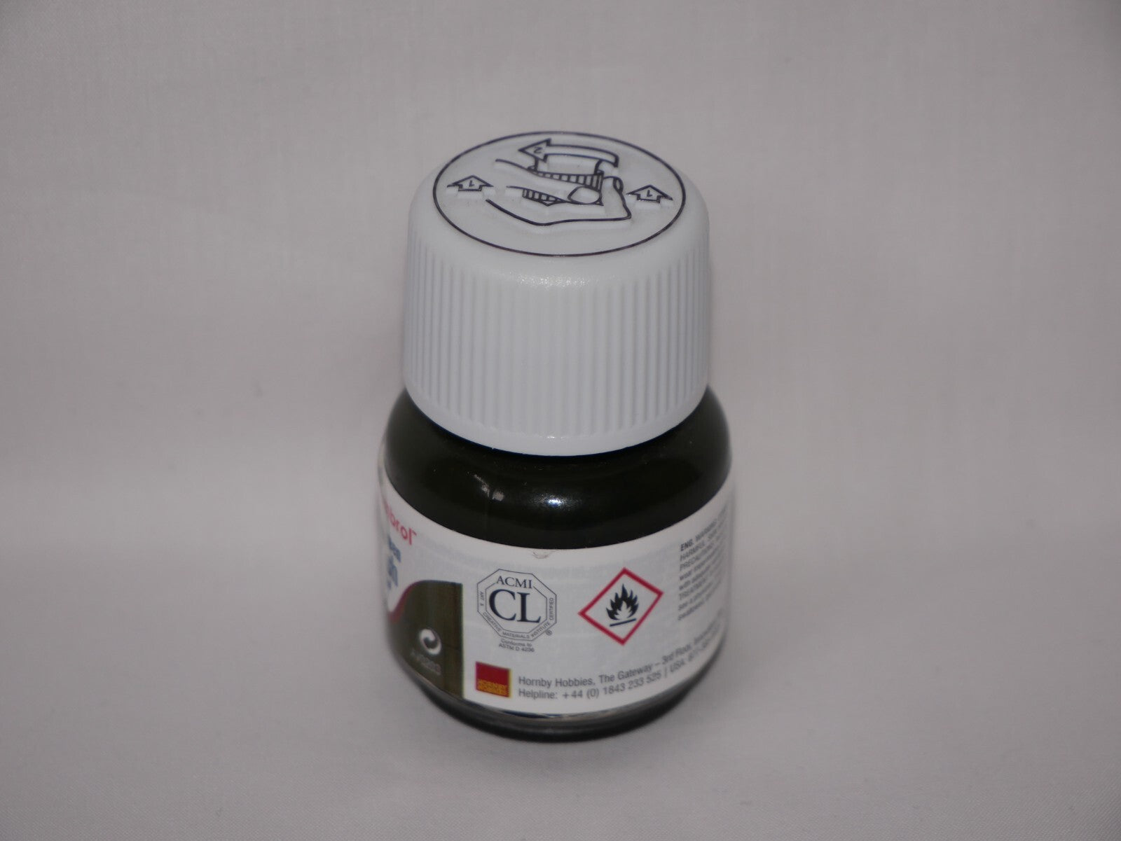 Humbrol Scale Modelling Enamel Dark Green Wash (28ml) Glass Jar Bottle - AV0203
