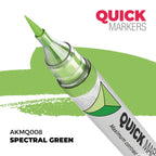 AK Interactive Acrylic Quick Gen Markers For Tabletop Games Spectral Green - AKMQ008