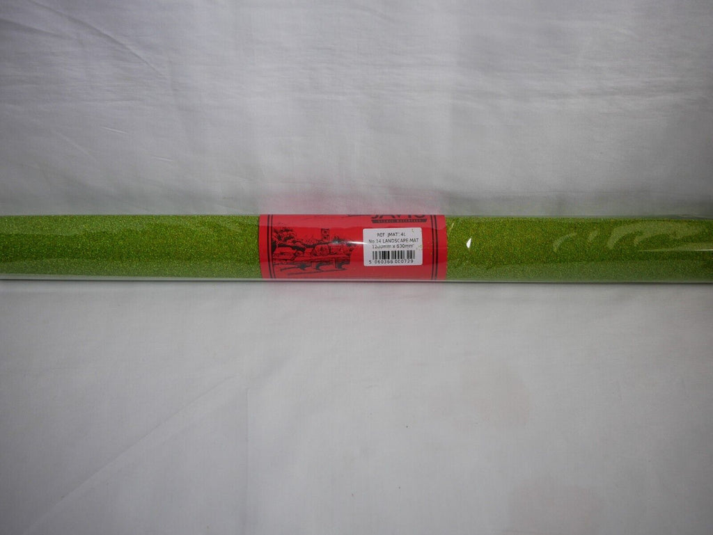 Javis scenics "OO/HO" No 14 Light Green Landscape Mat 1200mm x 600mm JMAT14L