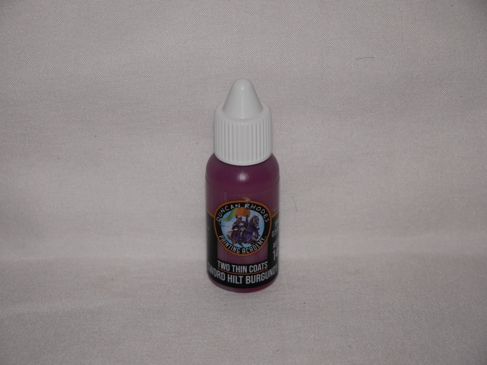Duncan Rhodes Painting Academy 'Two Thin Coats' Sword Hilt Burgundy 15ml - 10047