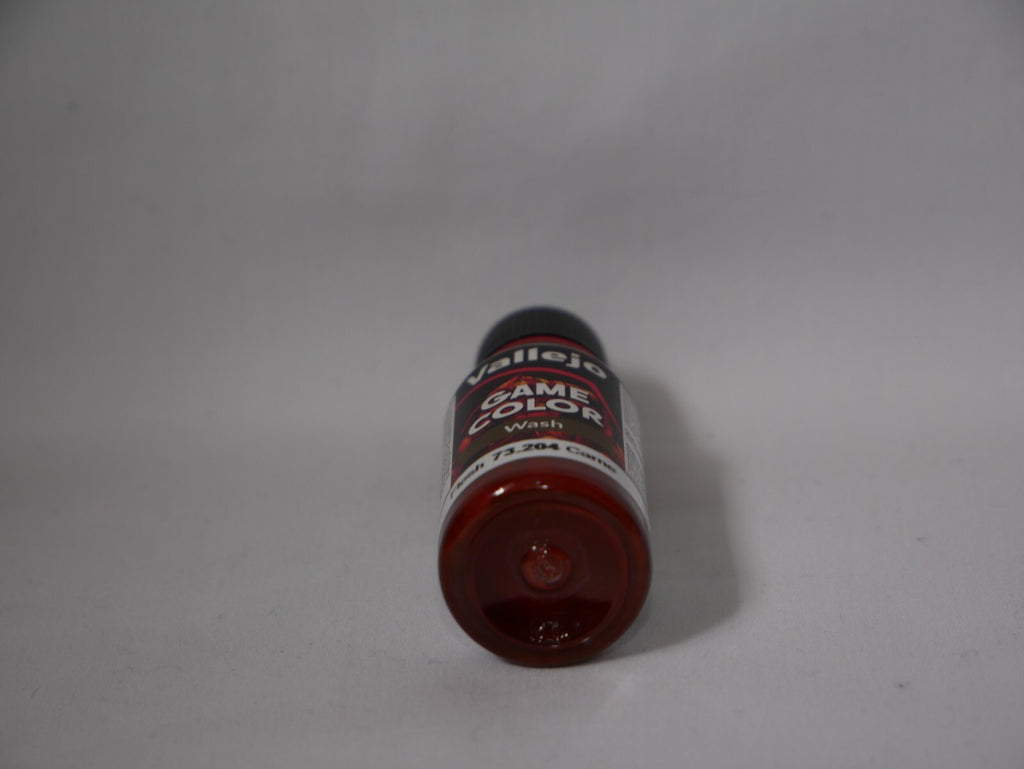 Vallejo Game Color Acrylic Washes Flesh 18ml/0.6 fl oz Dropper Bottle - 73.204