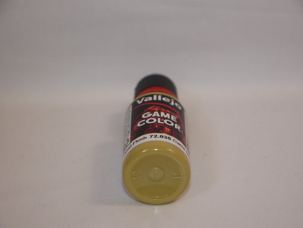 Vallejo Game Color Acrylic Dead Flesh White 18ml/0.6 fl oz Dropper Bottle 72.035