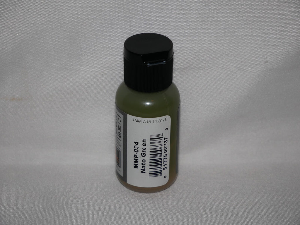 Mission Models Premium Hobby Paints Nato Green 30ml / 1 fl oz Bottle (MMP - 034)