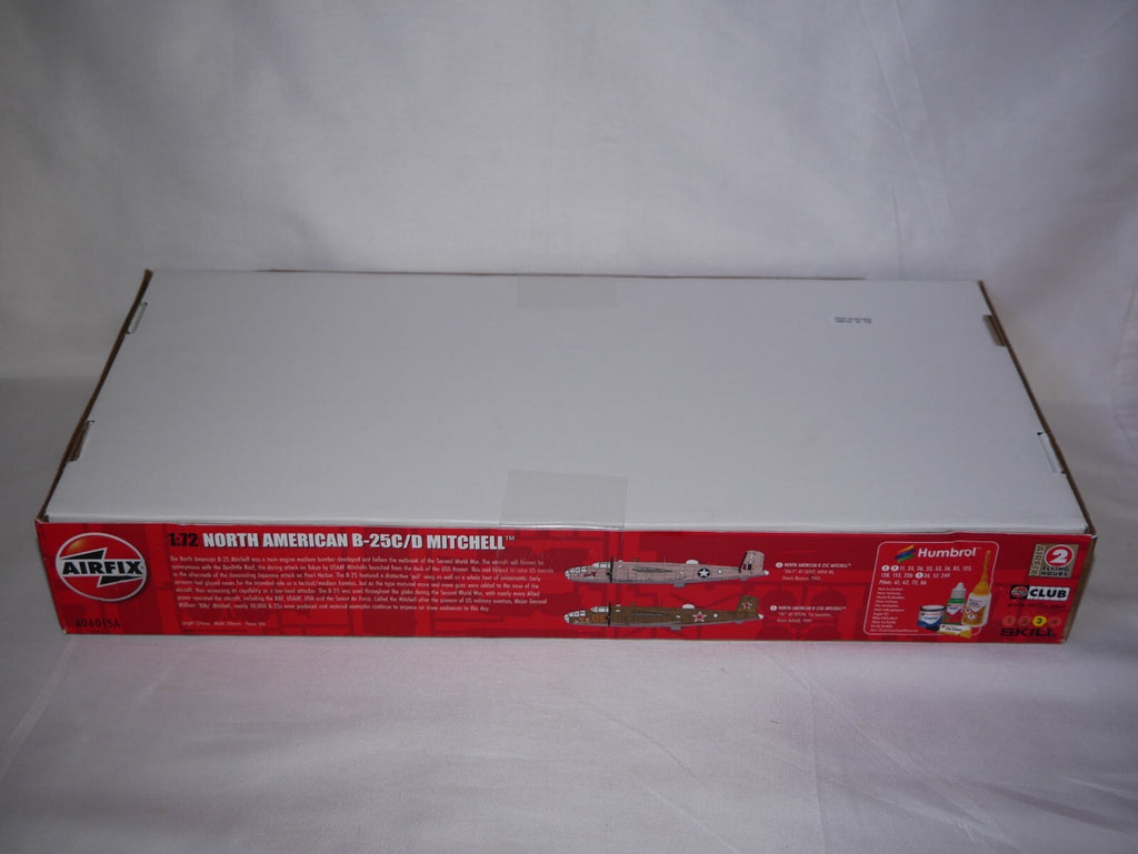 Airfix 1:72 North American B-25C/D Mitchell Model Kit Skill Level 3 - A06015A